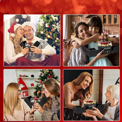 Eternal Preserved Rose Acrylic Drawer Gift Box