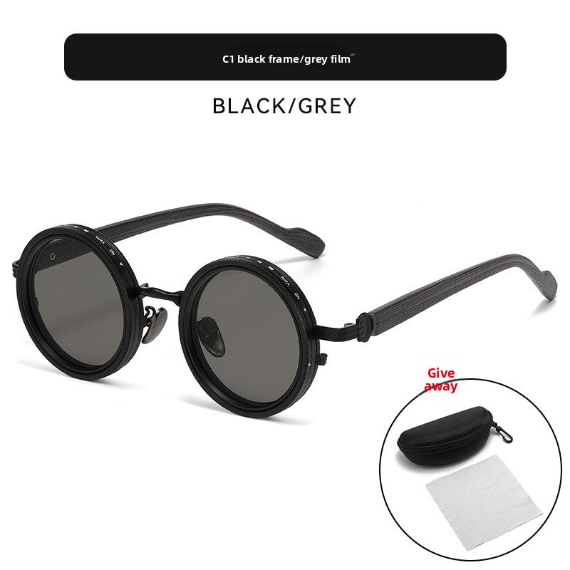 Adjustable Polarized Unisex Sunglasses with 9-Level Dimming