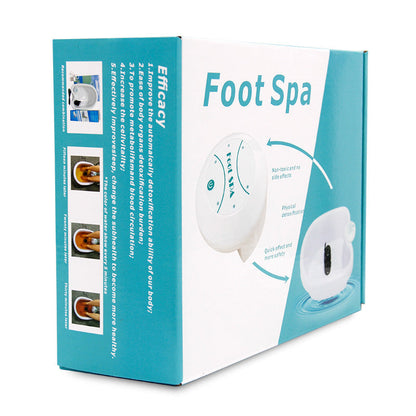 White Foot Detox Portable Machine with Ion Technology and Bubble Massage Features