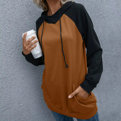 Women's Long-Sleeved Hooded Pullover Sweater